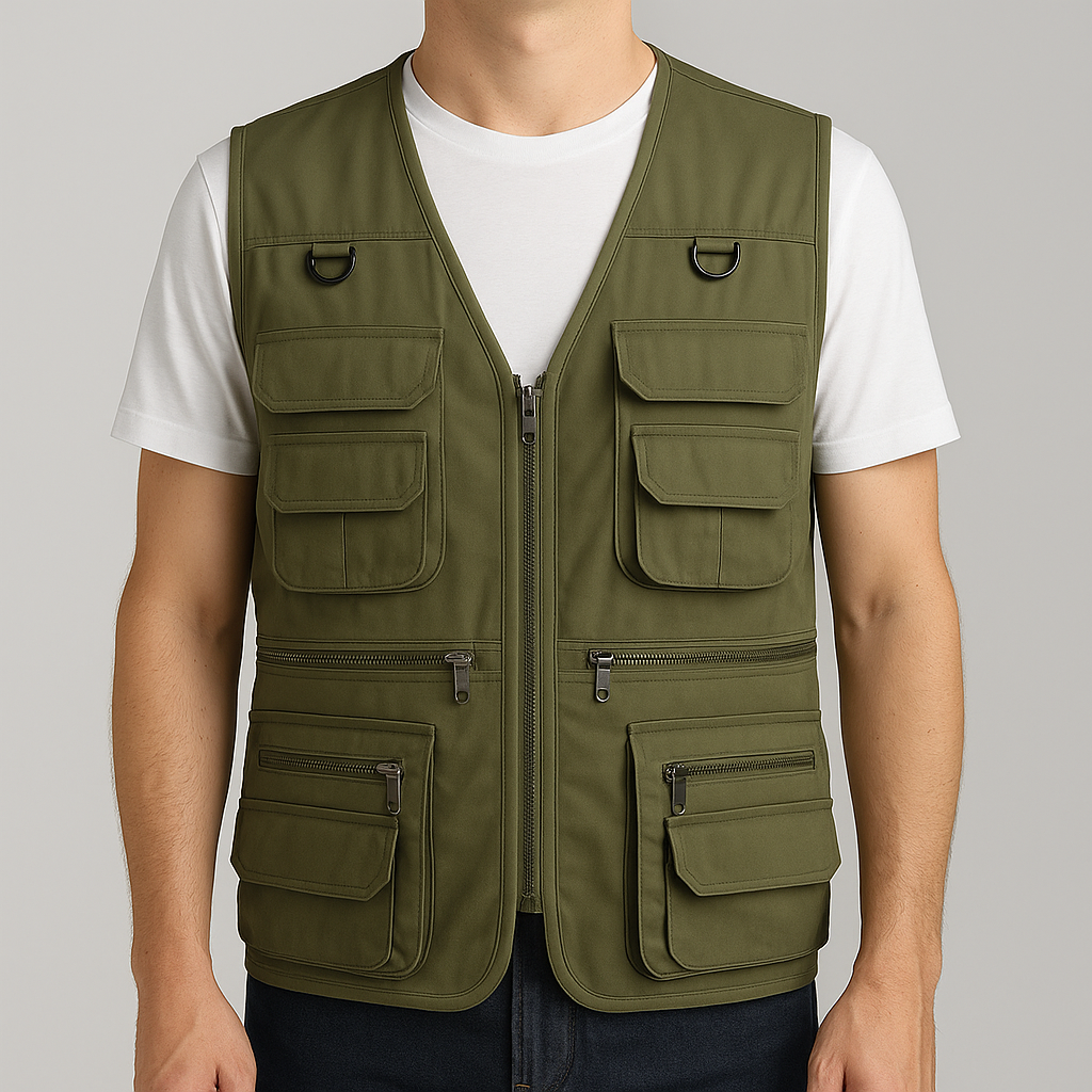 Oremma | Gilet cargo élégant et décontracté