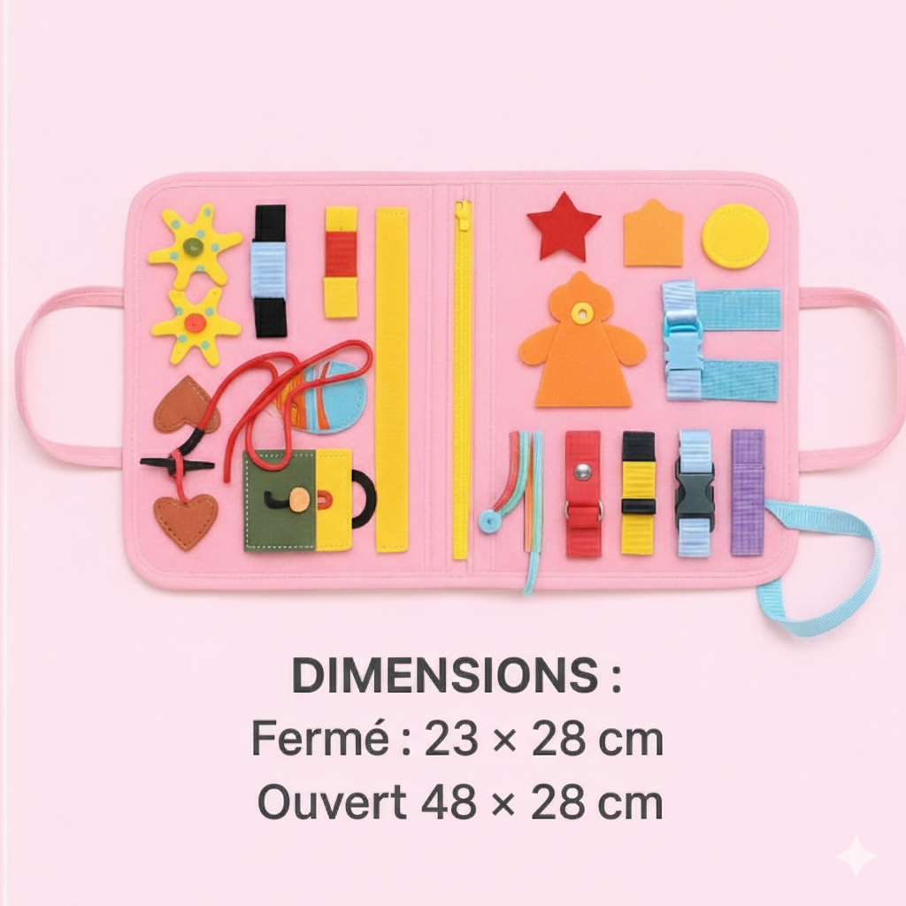 Livre Montessori interactif pour enfants Oremma