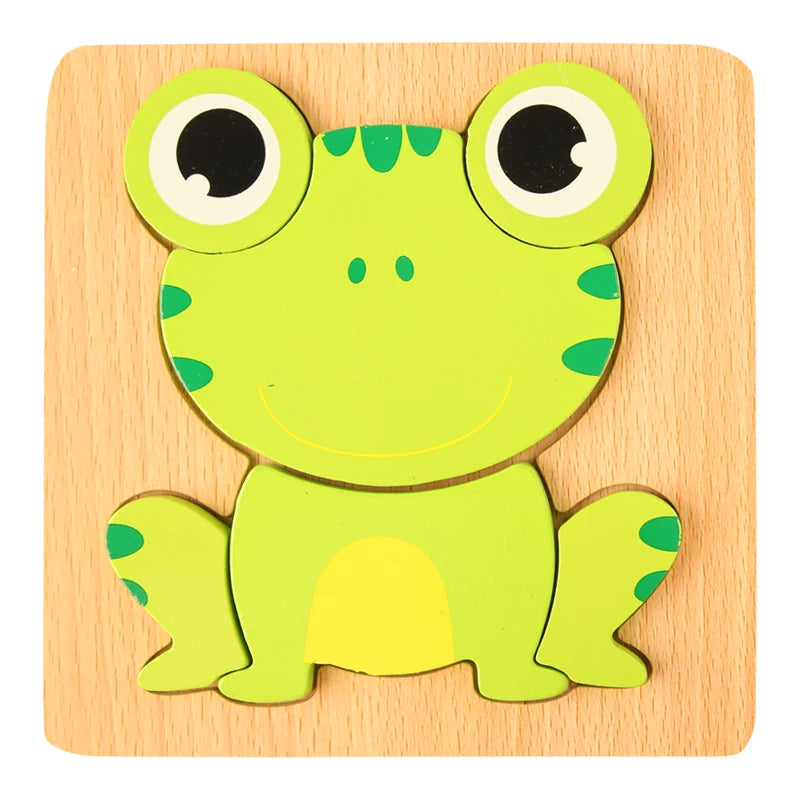 Puzzle 3D animaux Montessori pour bebe Oremma