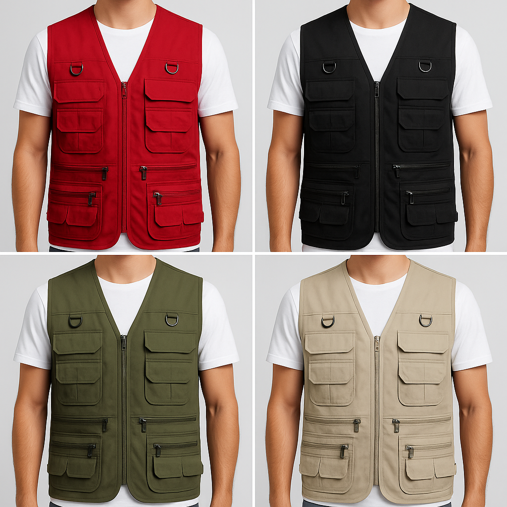 Oremma | Gilet cargo élégant et décontracté