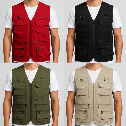 Oremma | Gilet cargo élégant et décontracté