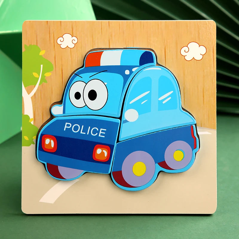 Puzzle 3D animaux Montessori pour bebe Oremma