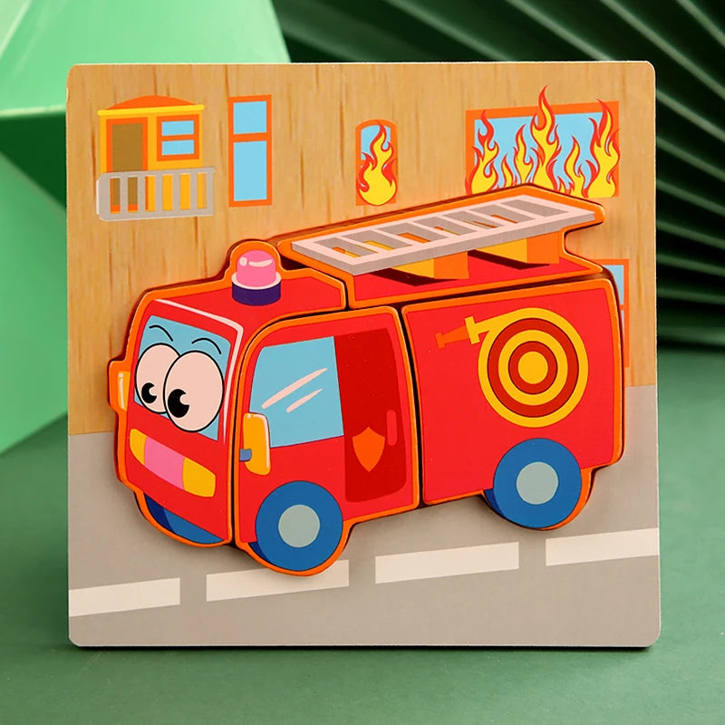 Puzzle 3D animaux Montessori pour bebe Oremma