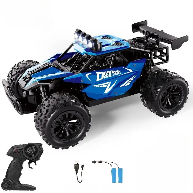 Voiture RC Monster Truck 1/16 – 4x4 Tout-Terrain, Haute Vitesse, Double Batterie Oremma