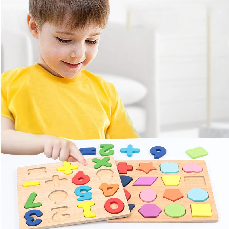 Puzzle en bois apprentissage enfant Oremma