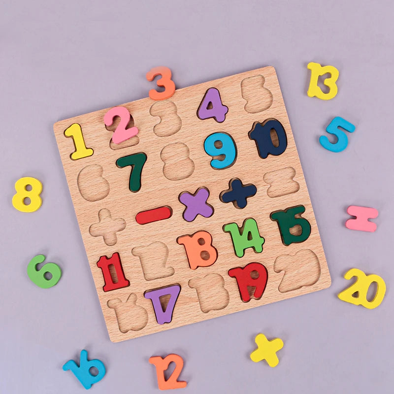 Puzzle en bois apprentissage enfant Oremma