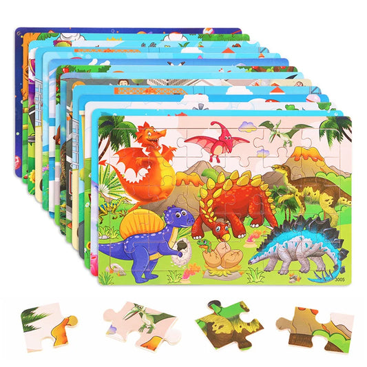 Puzzle Montessori éducatif bois Oremma